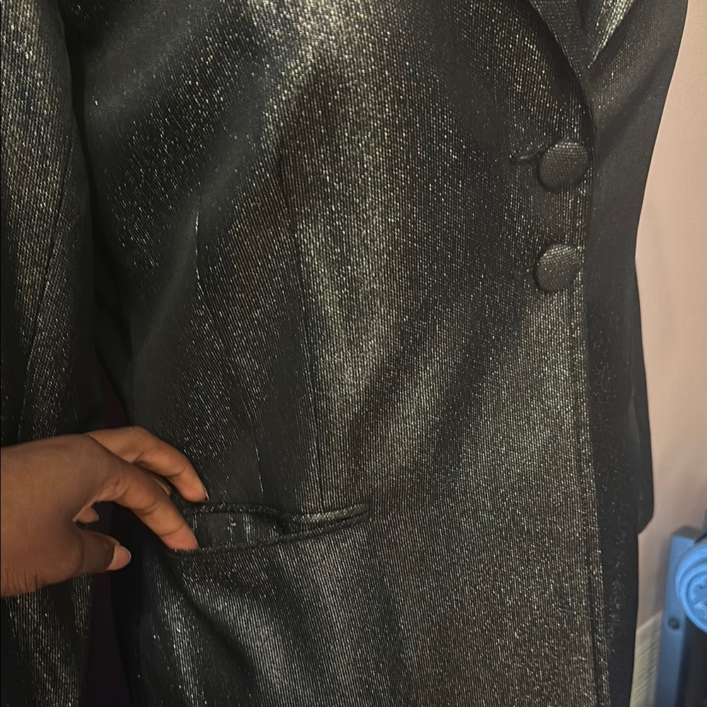 Metallic Blazer Jacket - Picture 2 of 8